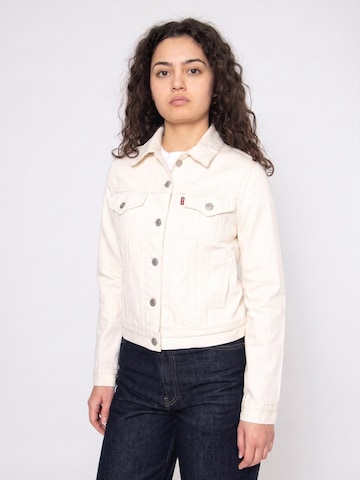 LEVI'S ® Übergangsjacke 'TRUCKER JACKET WHITE'‌‌‌‌‌‌‌ in Weiß: Vorderseite