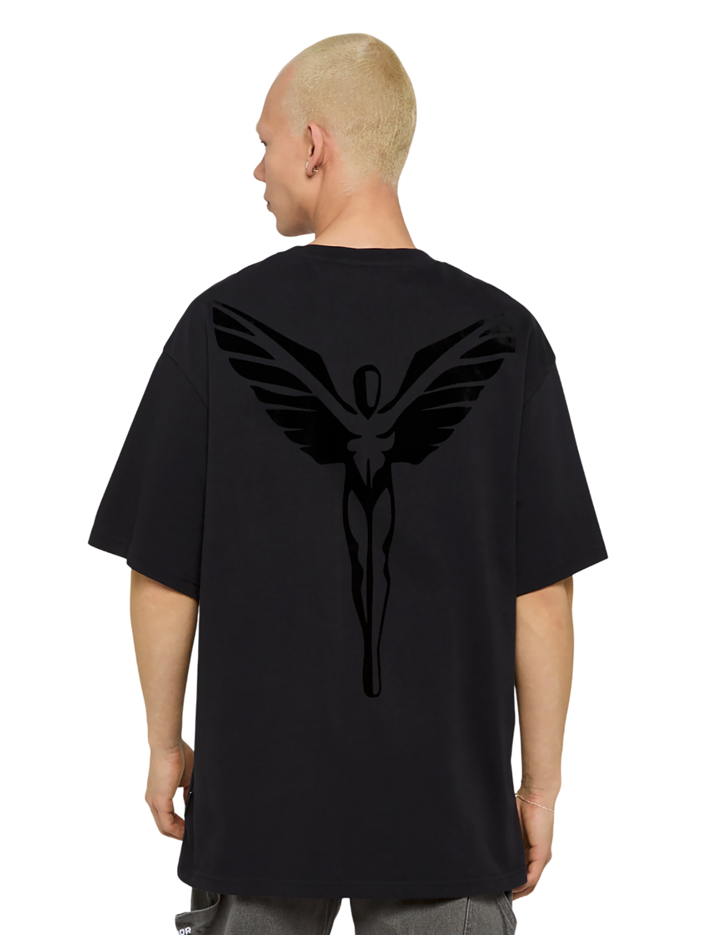 Colucci Shirt 'Ikarus Logo' in Black