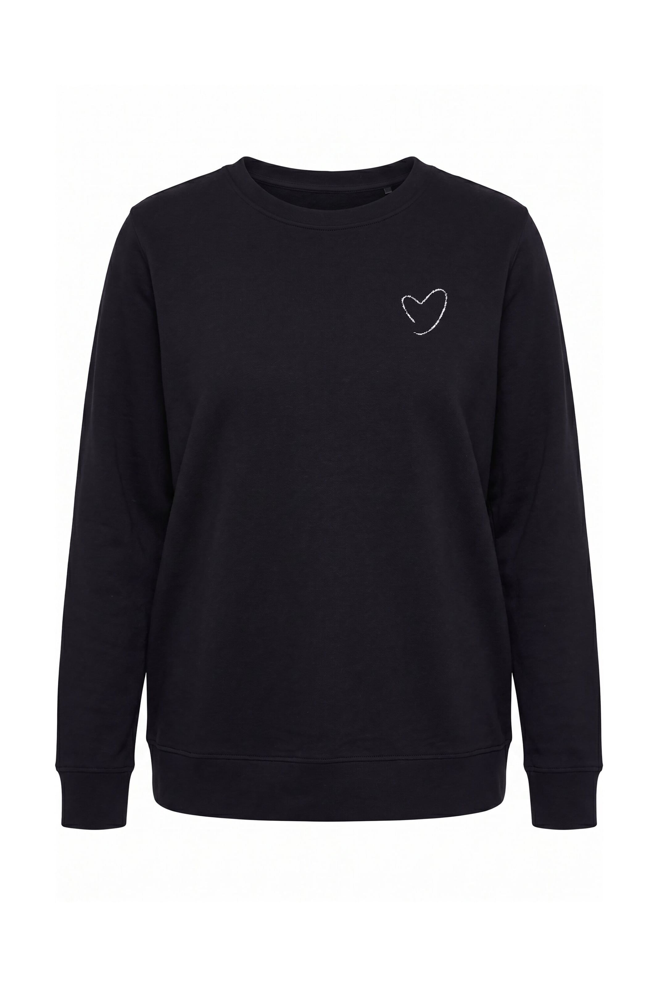MIAMODA Sweatshirt in Black: front