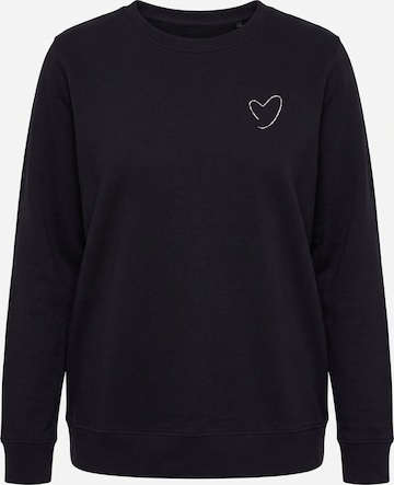 MIAMODA Sweatshirt in Schwarz: Vorderseite