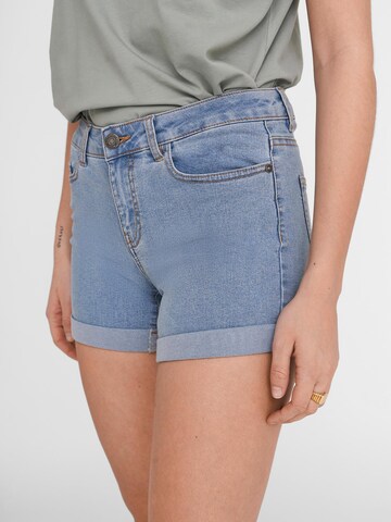 Noisy may Slimfit Shorts in Blau