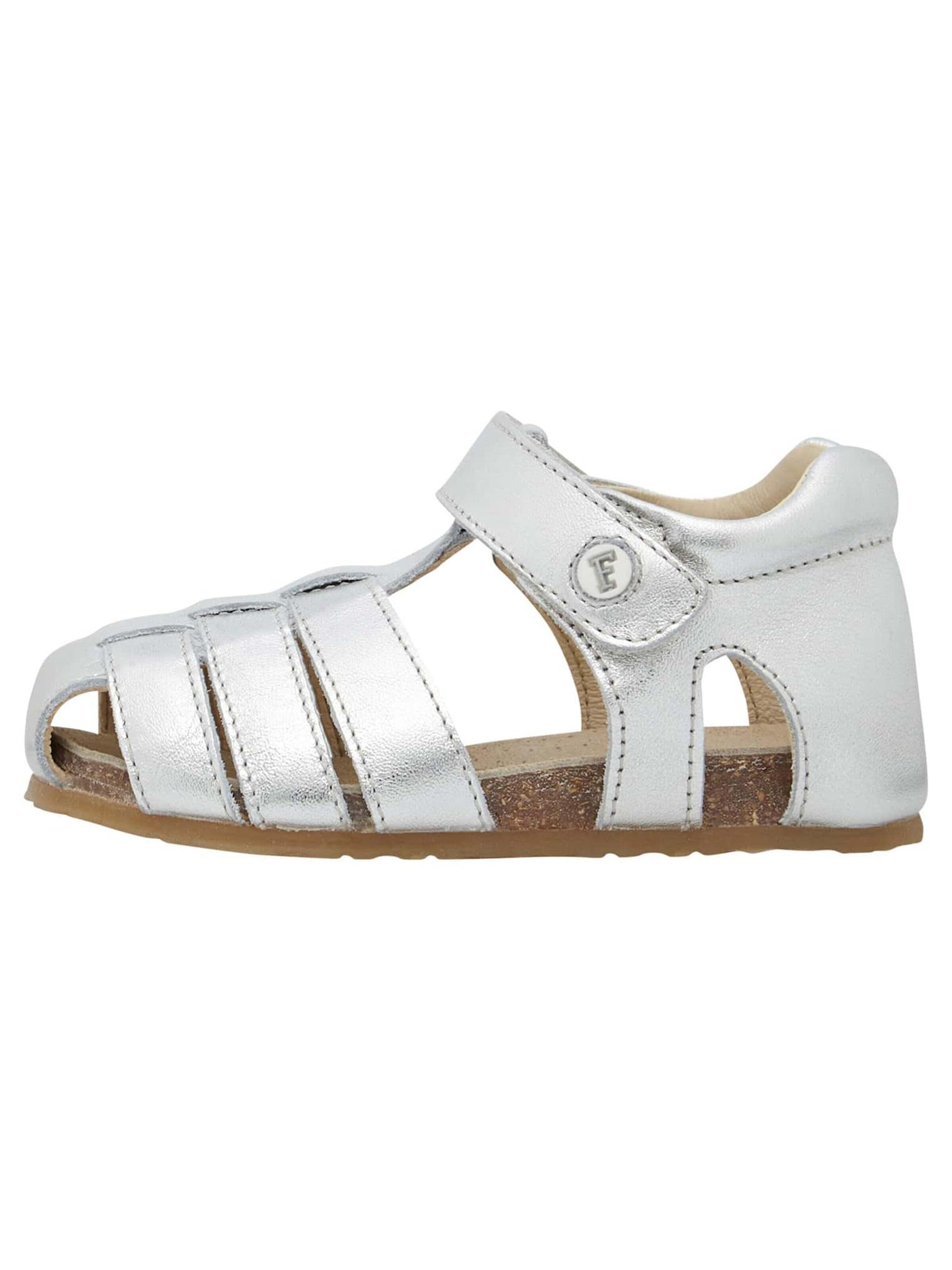 Falcotto Sandal 'ALBY' in Silver: front