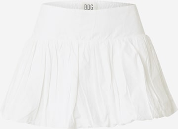 BDG Urban OutfittersSuknja - bijela boja: prednji dio