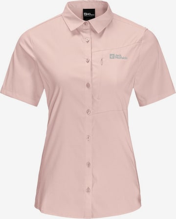 JACK WOLFSKIN Regular fit Button Up Shirt in Pink: front