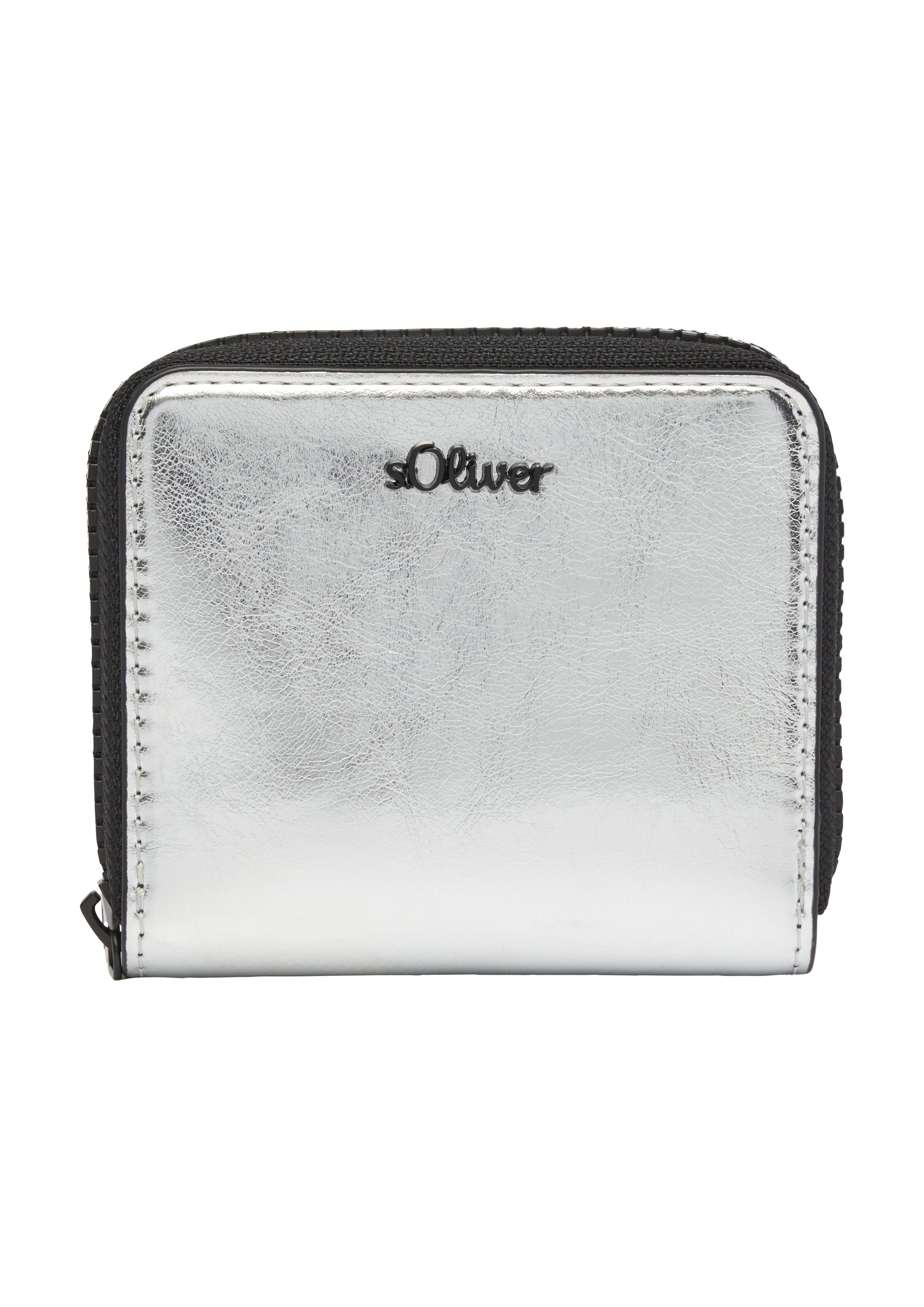 s.Oliver Wallet in Silver: front