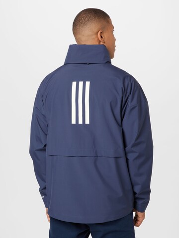 ADIDAS SPORTSWEAR Μπουφάν πεζοπορίας 'Traveer Rain.Ready' σε μπλε