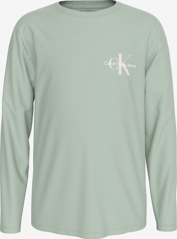 Calvin Klein Jeans Shirt in Groen: voorkant