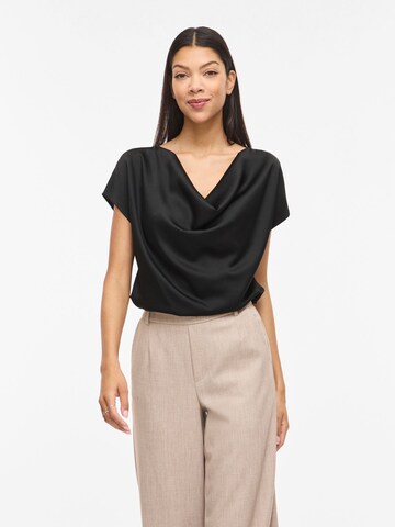 VILA - Top 'VIEllette' en negro: frente