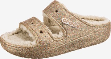 Crocs Mules ' Cozzzy ' in Gold: front