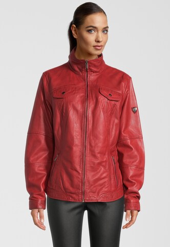 H.I.S Between-Season Jacket in Red: front