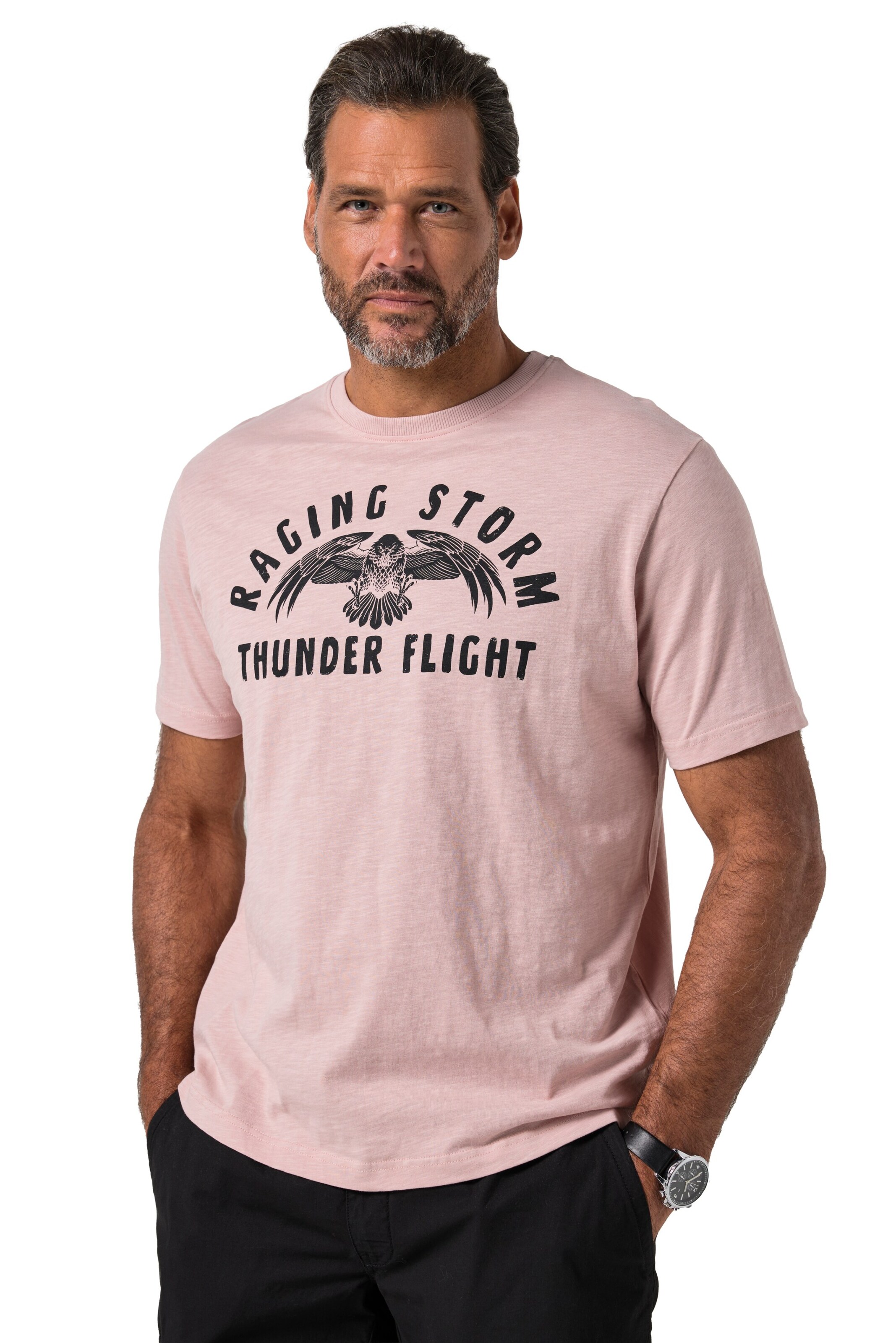 JP1880 T-Shirt in Pink: Vorderseite