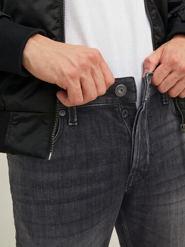 Coupe slim Jean 'Mike Wood' JACK & JONES en noir