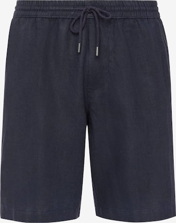 Boggi Milano Slim fit Pants 'Coulisse' in Blue: front