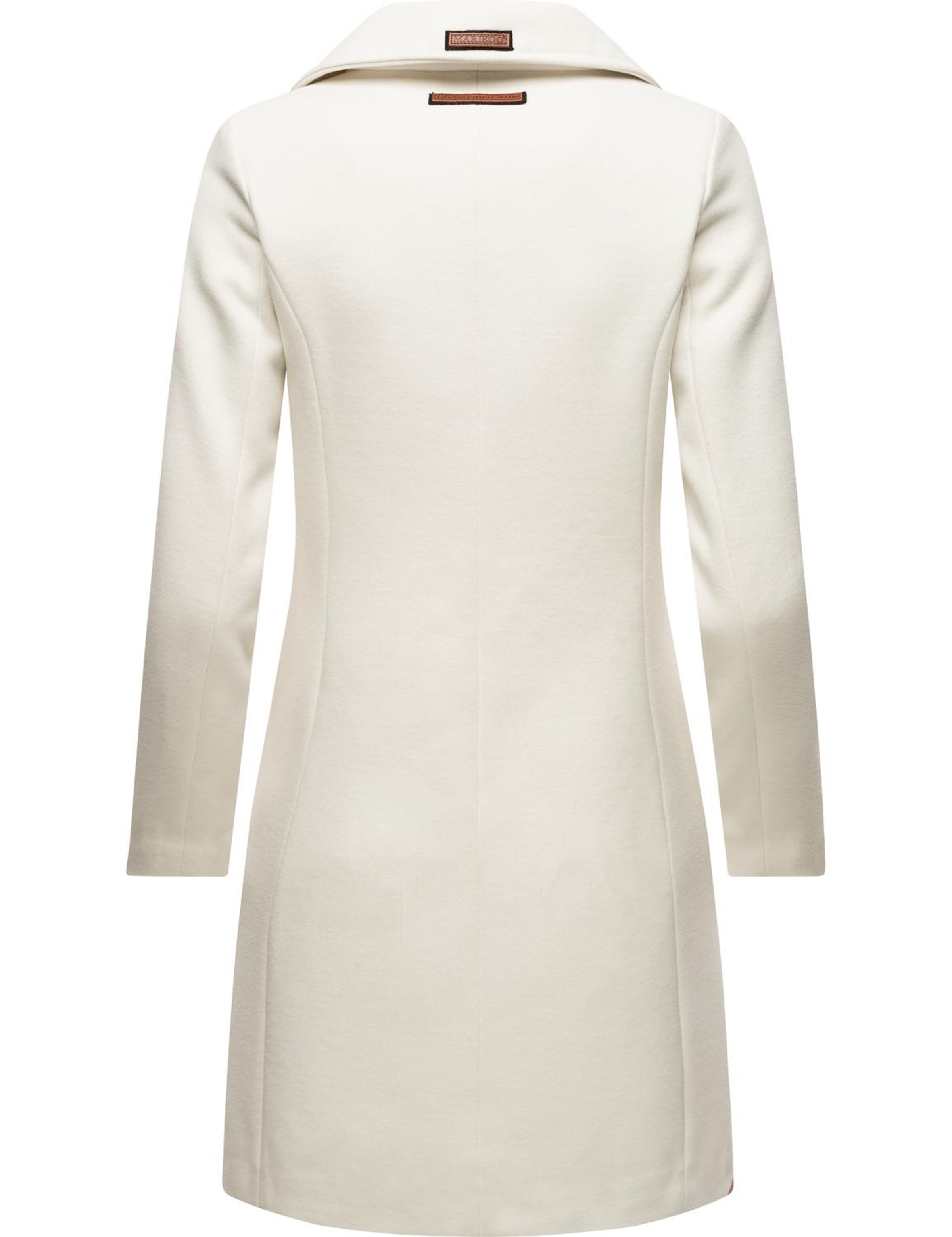 MARIKOO Ανοιξιάτικο και φθινοπωρινό παλτό 'Nanakoo' σε λευκό