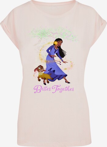 ABSOLUTE CULT T-Shirt 'Wish - Better Together' in Pink: predná strana