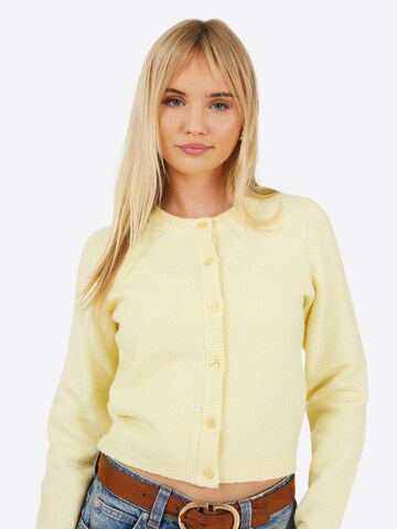 BRAVE SOUL Gebreid vest in Geel