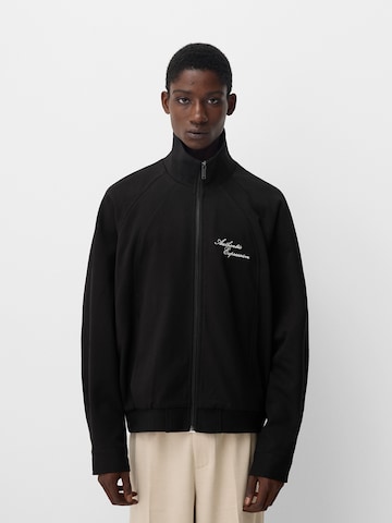 Bershka Between-season jacket in Black: front