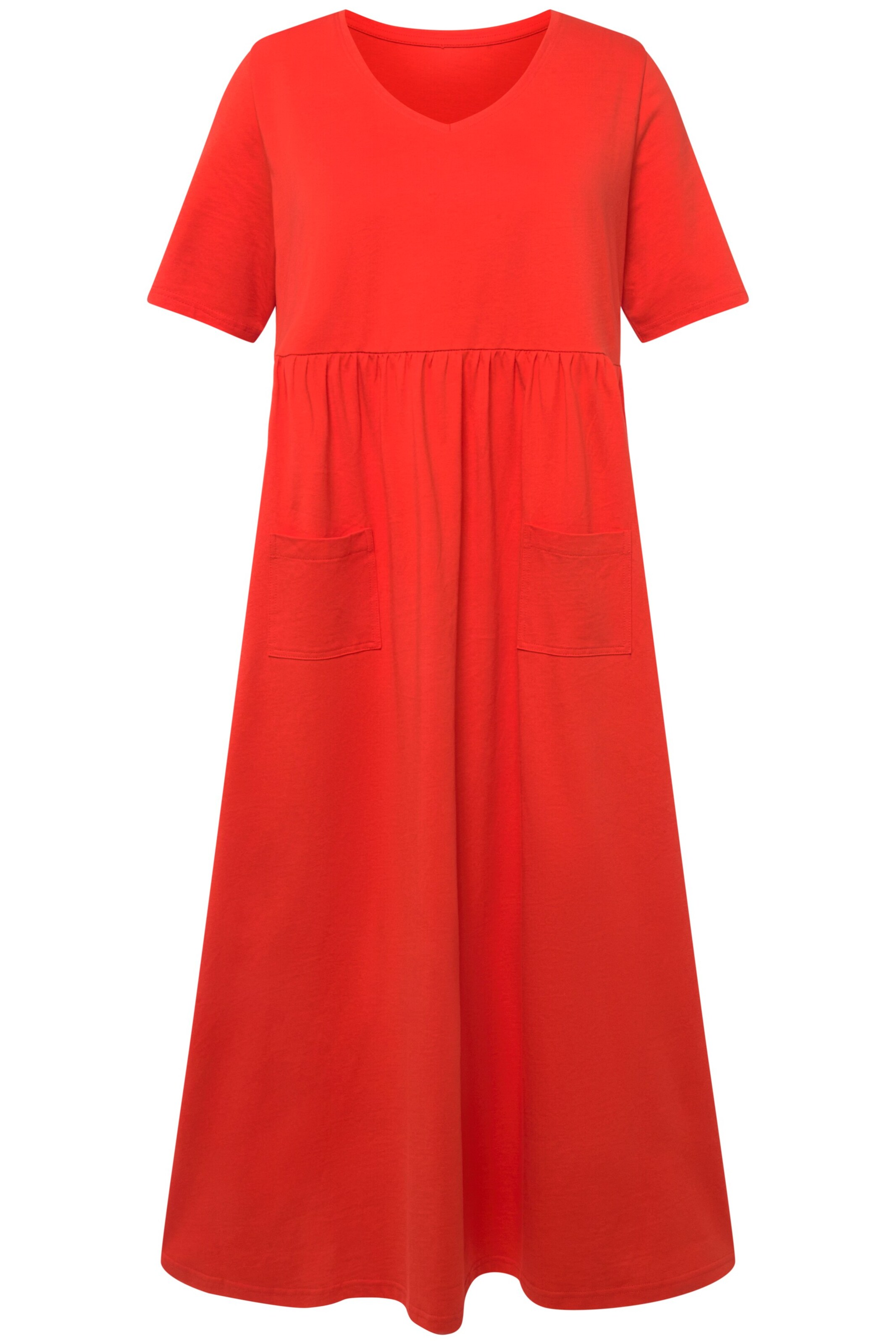 Ulla Popken Jurk in Rood: voorkant