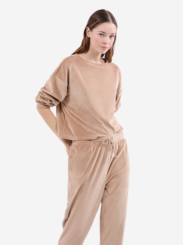 ETAM Schlafshirt 'Gigi' in Beige: Vorderseite