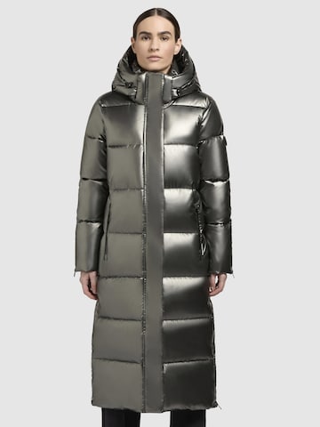 khujo Winter coat 'Hedd Shiny' in Grey: front