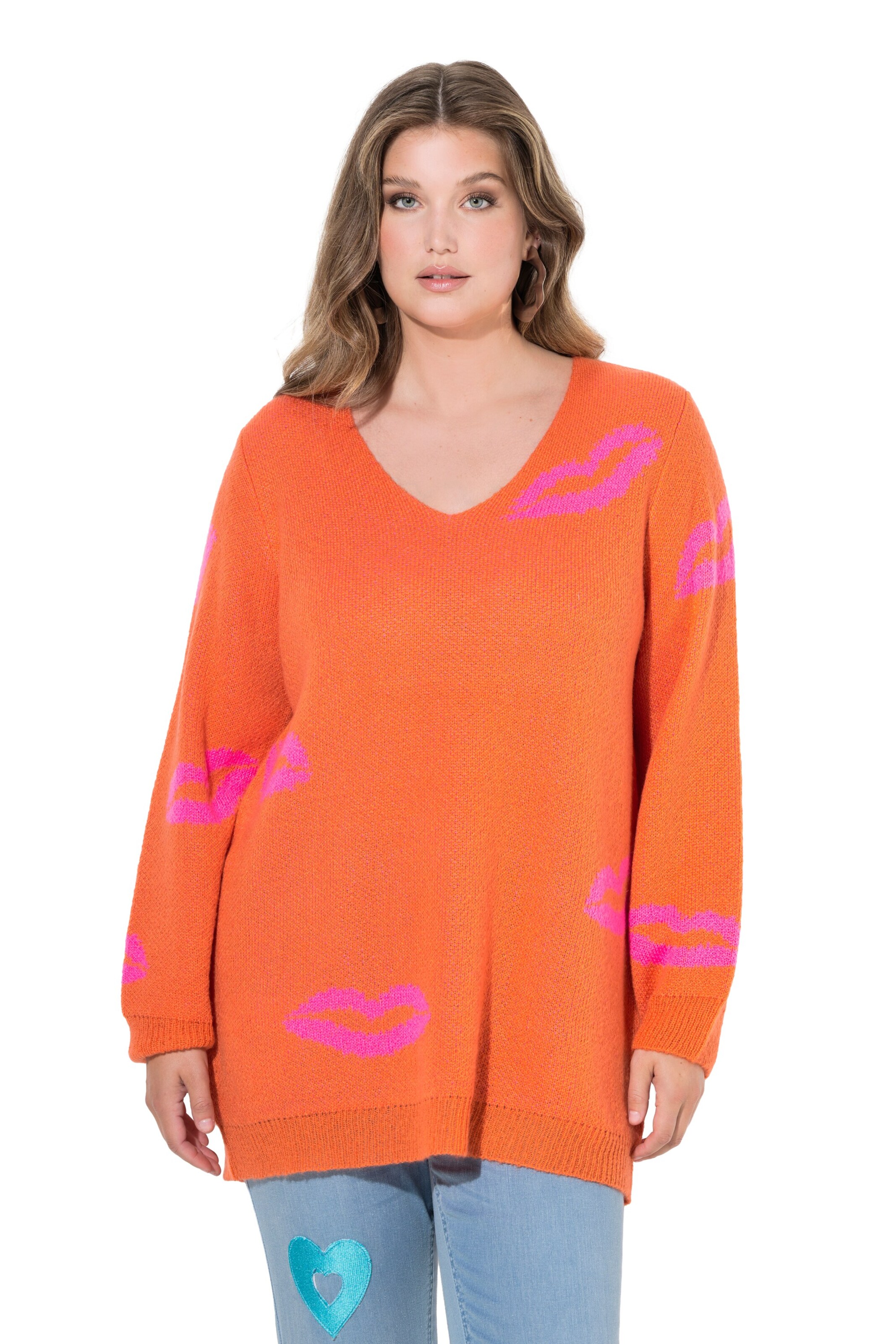MIAMODA Sweater in Orange: front