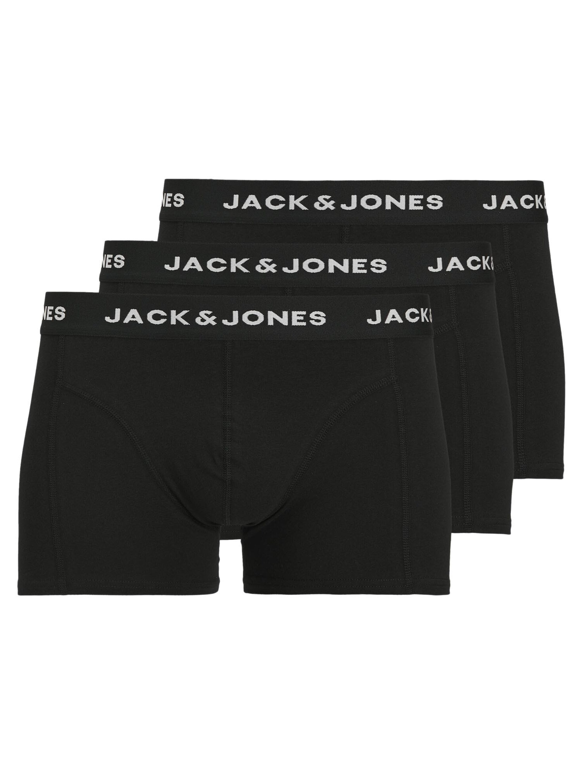 JACK & JONES Boxershorts 'Anthony' i svart: framsida