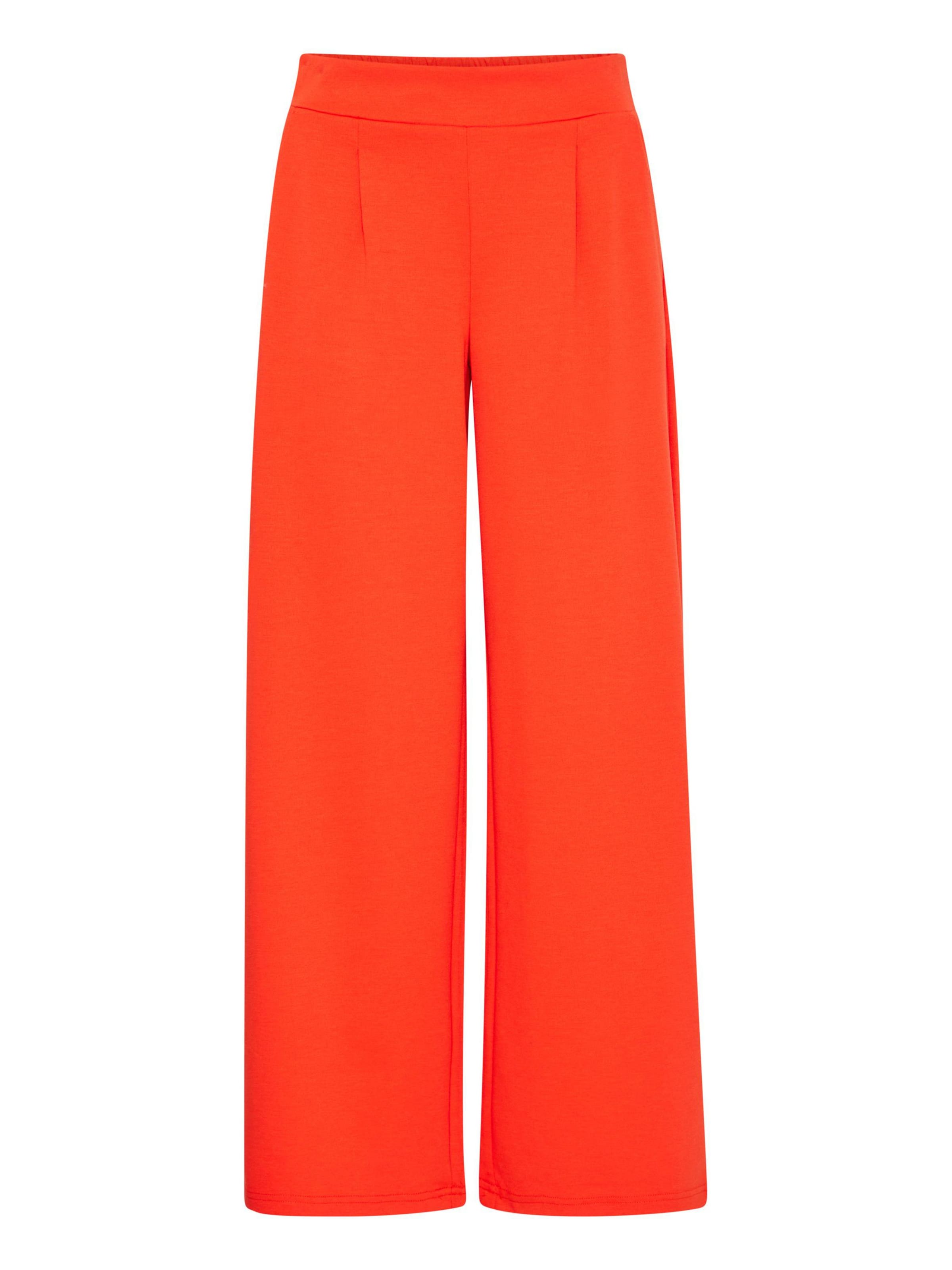 Pantalon 'IHKate' ICHI en rouge : devant