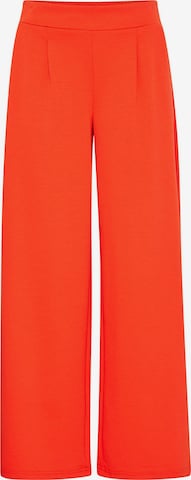 Pantalon 'IHKate' ICHI en rouge : devant