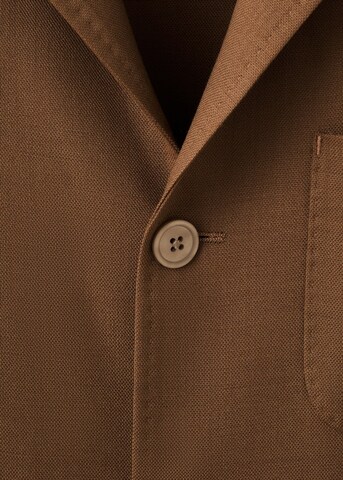 MANGO MAN Regular fit Suit Jacket 'Bergamo' in Brown