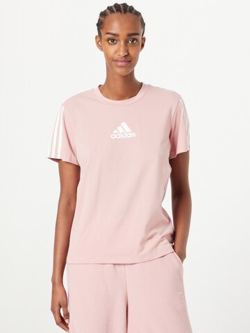 T-shirt fonctionnel ADIDAS SPORTSWEAR en rose : devant