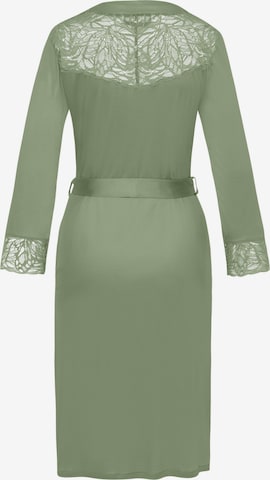 Hanro Dressing Gown ' Elia ' in Green