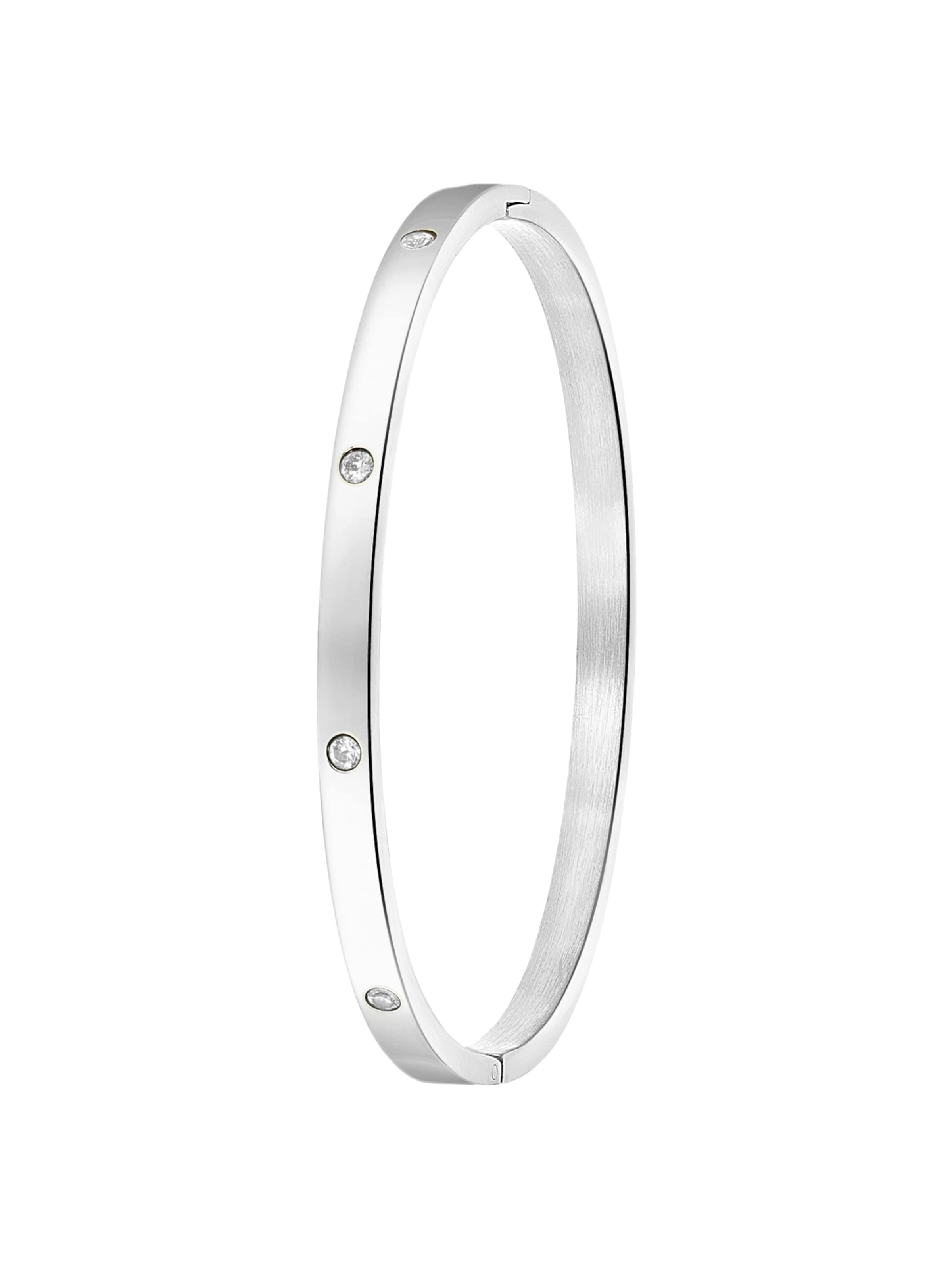 Lucardi Bracelet in Silver: front