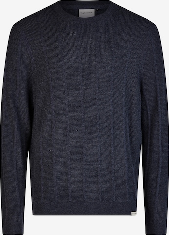 Cleptomanicx Pullover in Blau: Vorderseite
