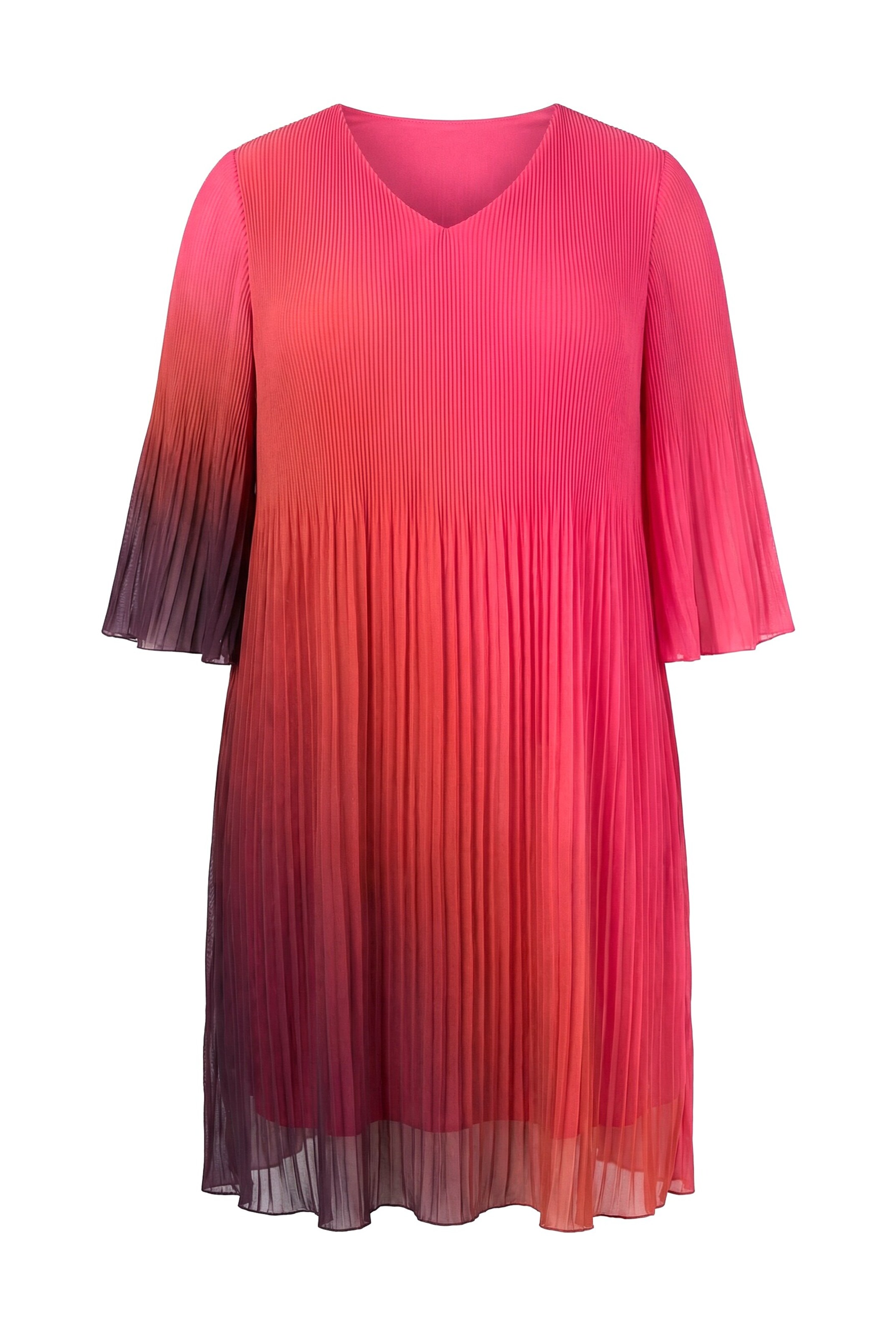 Ulla Popken Jurk in Roze: voorkant