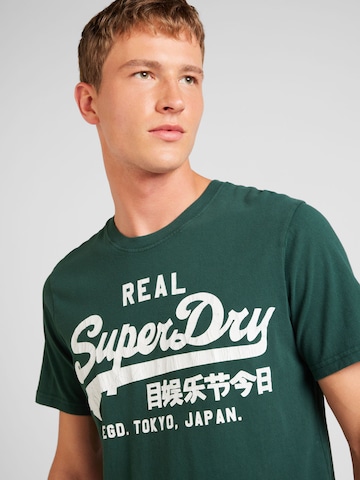 Superdry Shirt 'Classic' in Groen