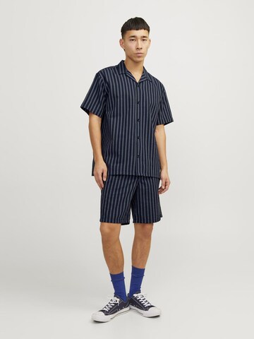 JACK & JONES Loosefit Broek 'JPSTJaiden Palma' in Blauw