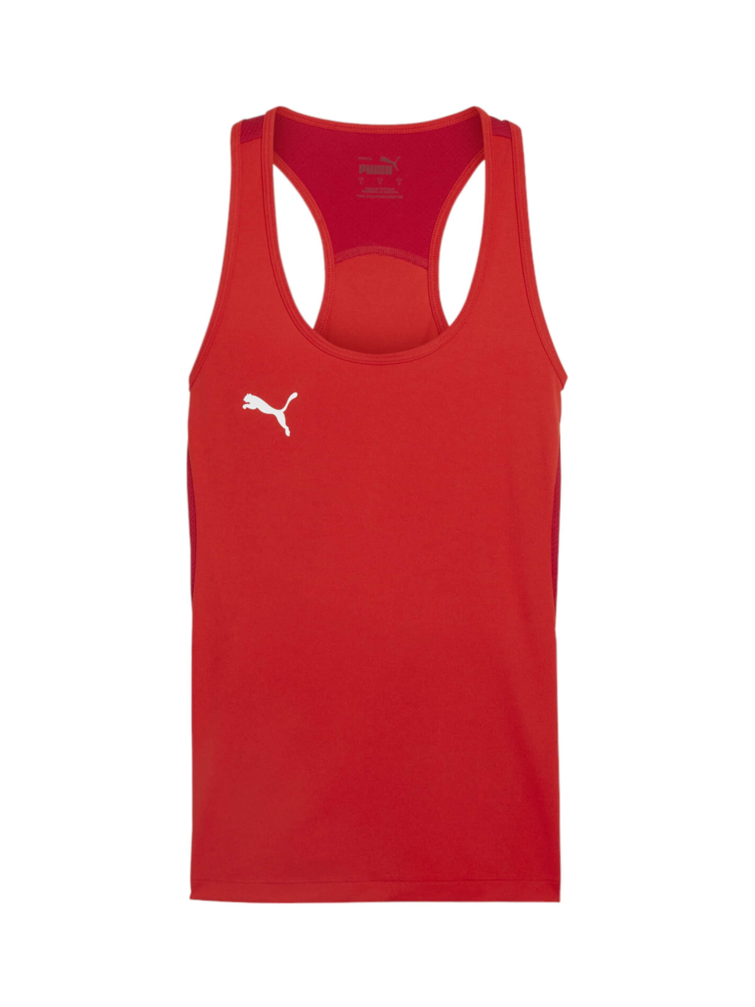 PUMA Sporttop in Rot: Vorderseite