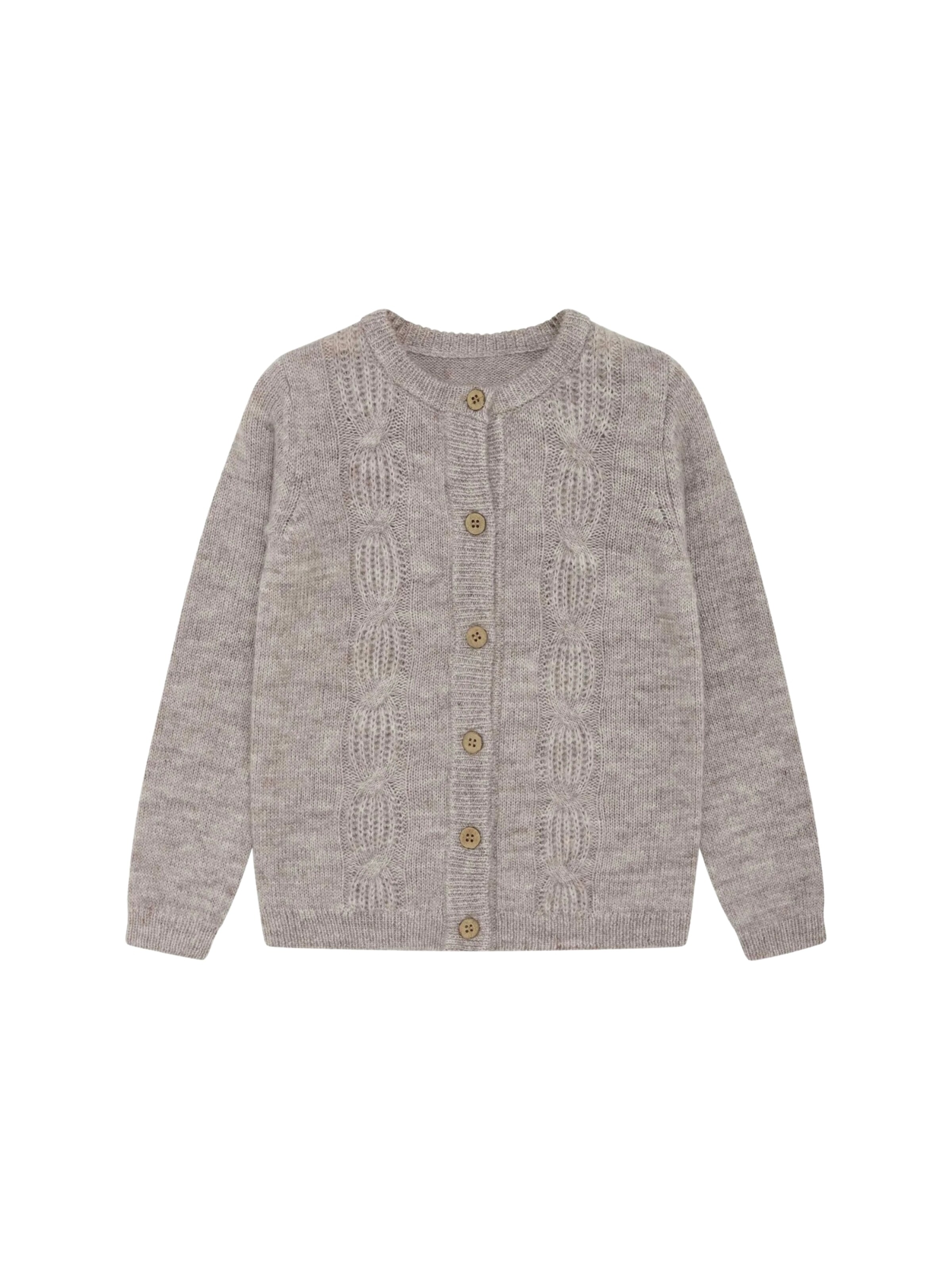 NOA NOA miniature Kardigan 'Finola' – šedá: přední strana