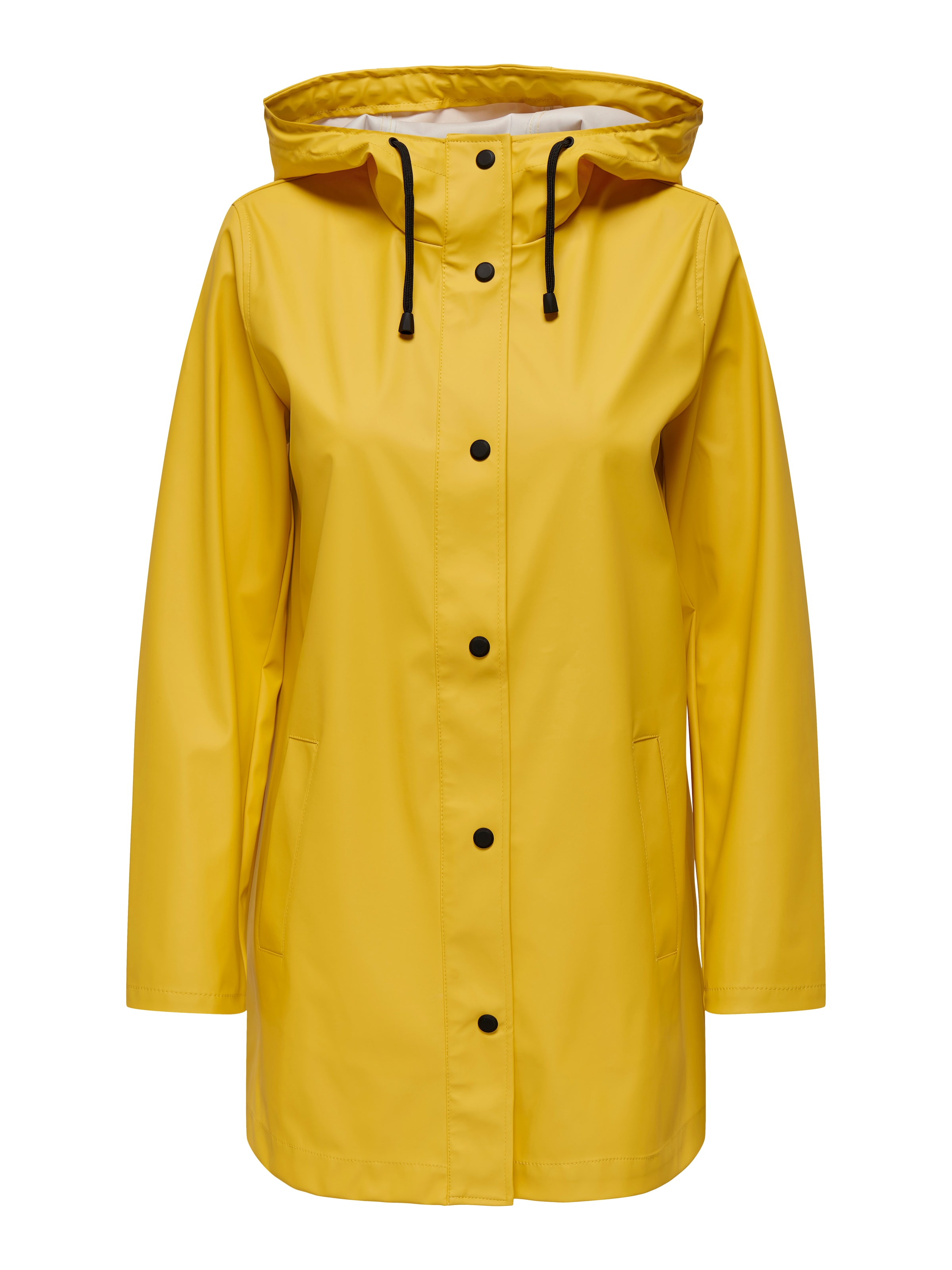ONLY Between-Seasons Coat in Yellow: front
