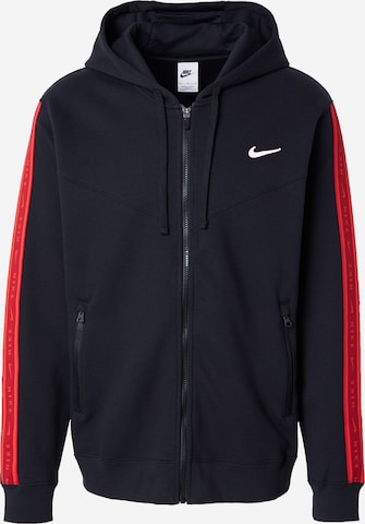 juoda Nike Sportswear Džemperis: priekis