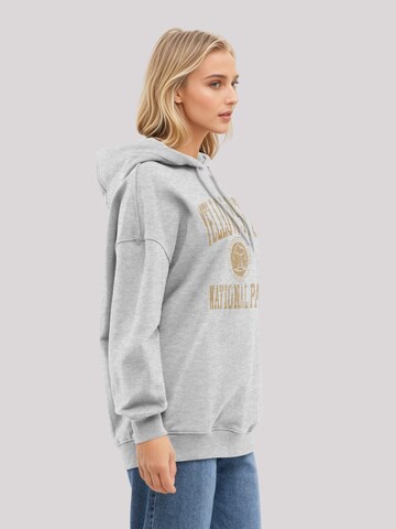 F4NT4STIC Sweatshirt 'US National Parks Yellowstone Wyoming' in Grijs