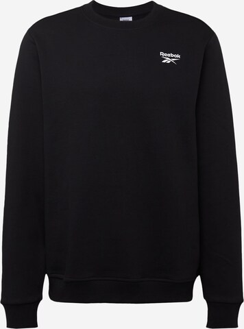 ReebokSportska sweater majica - crna boja: prednji dio