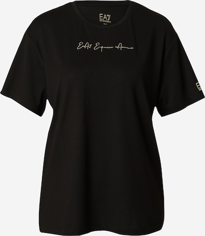 EA7 Emporio Armani T-Shirt in gold / schwarz, Produktansicht