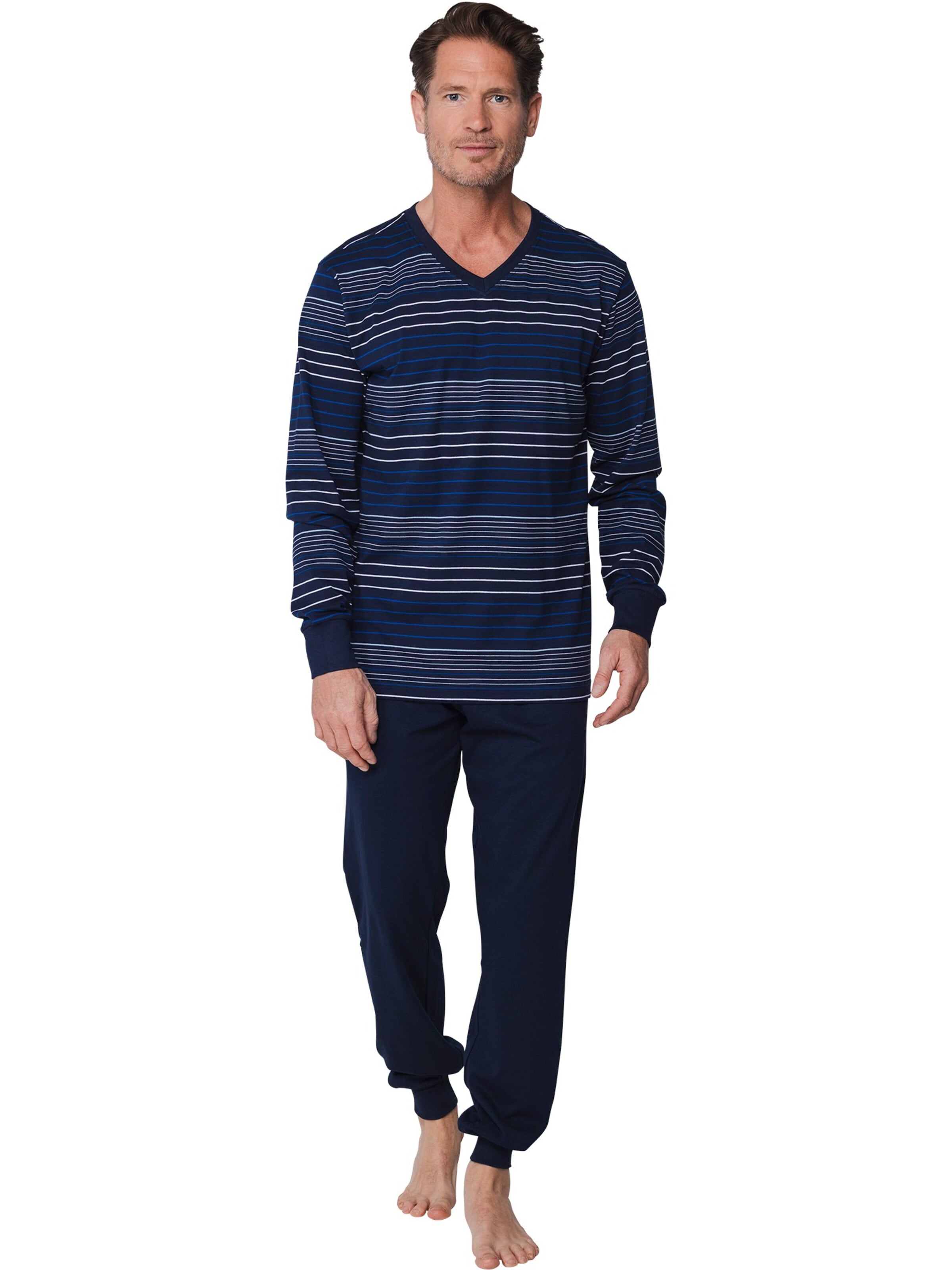 Pastunette Pyjama lang in Blauw: voorkant