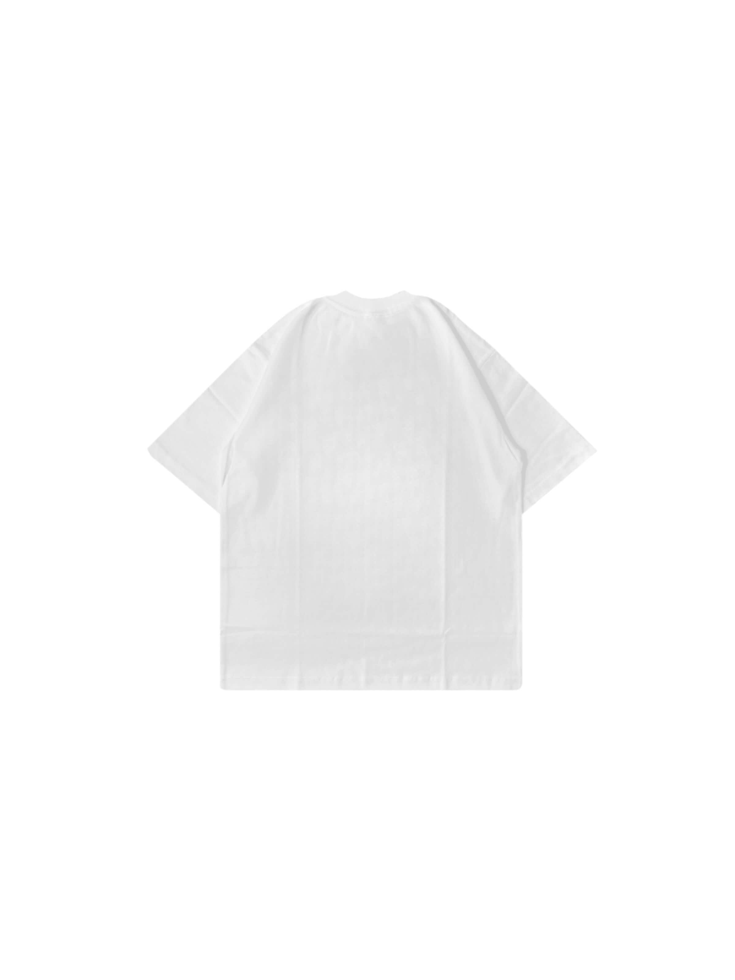 Horda - Camiseta 'T-Shirt Bianca 200gr Boxy Fit Oversize Cotone Made Italy Bad Chose' en blanco