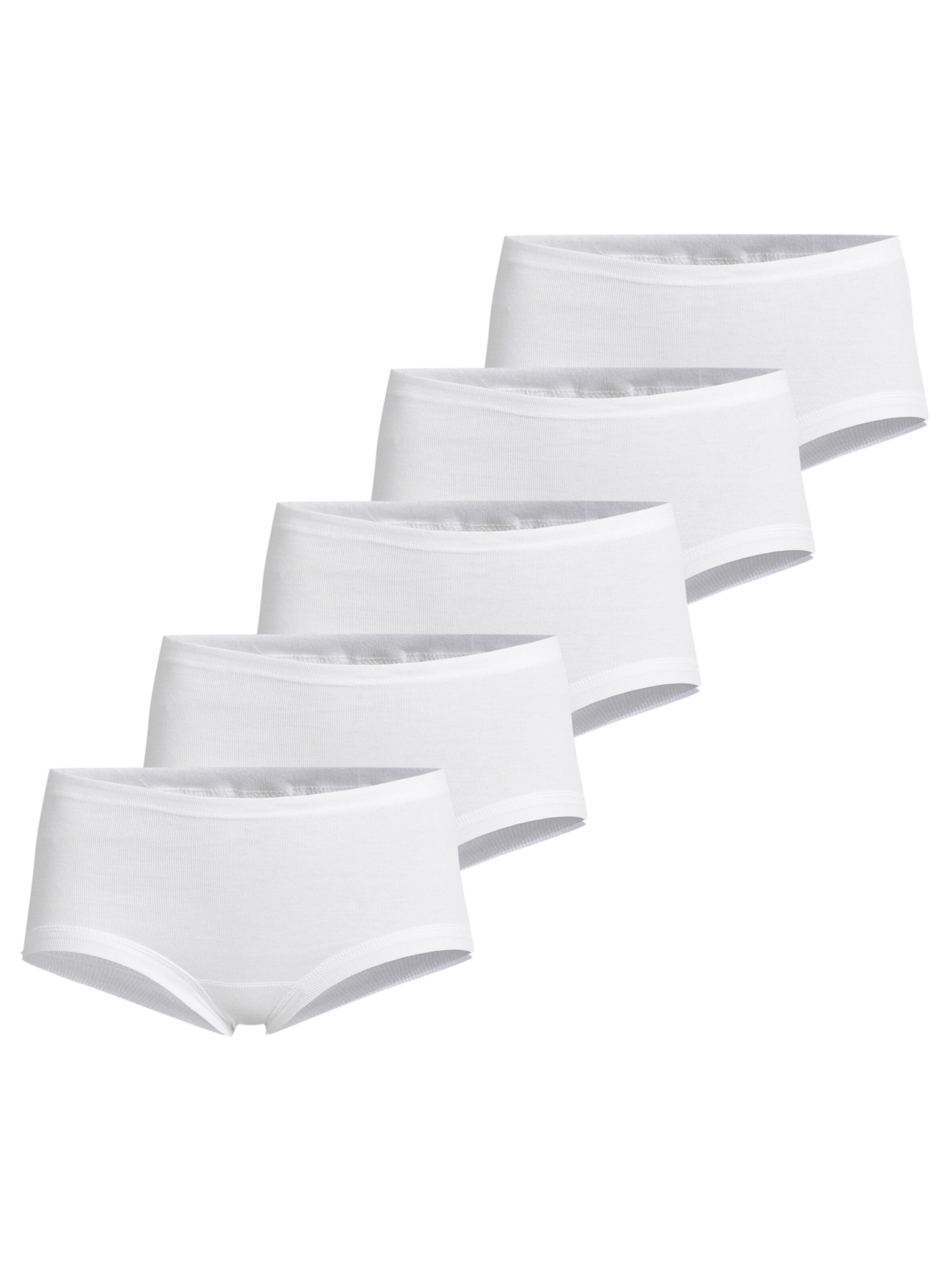 CON-TA Slip 'Feinripp' in White: front