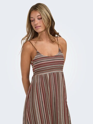 ONLY Плетена рокля 'ONLSANDY' в кафяво