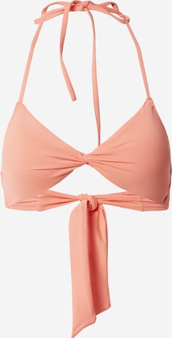 ETAM Triangle Bikini top 'TWIGY' in Orange: front