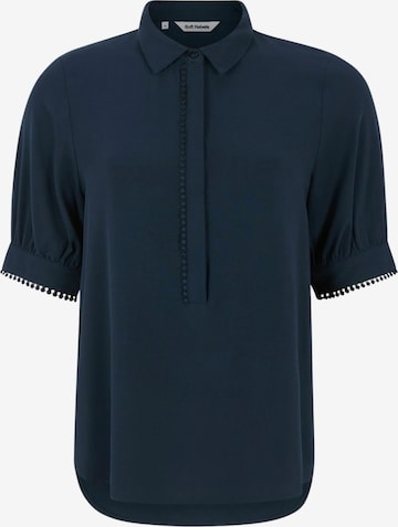 T-shirt ' SREbba ' Soft Rebels en bleu : devant