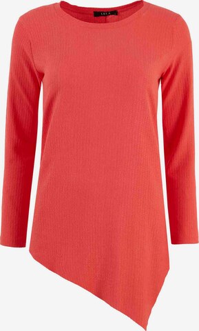 Camicia da donna di LELA in rosso: frontale